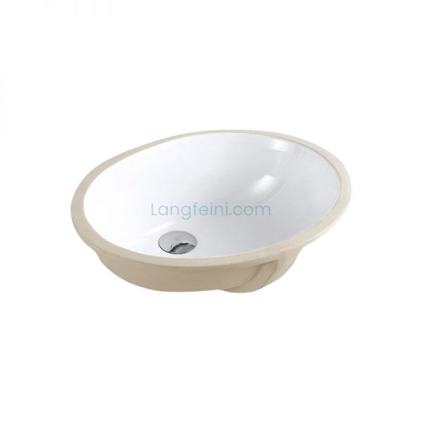 Oval Undermount Bathroom Sink LFN-1403