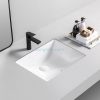 18 Inch Rectangle Ceramic Undermount  Wash Basin Sink LFN-1407 - Image 3