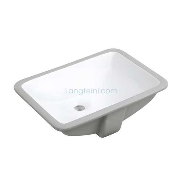 21 Inch Bathroom Wash Basin Sink, Ceramic Undermount Basin Sink LFN-1410