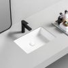 19Inch Under Counter Ceramic Sink Basin LFN-1414 - Image 2